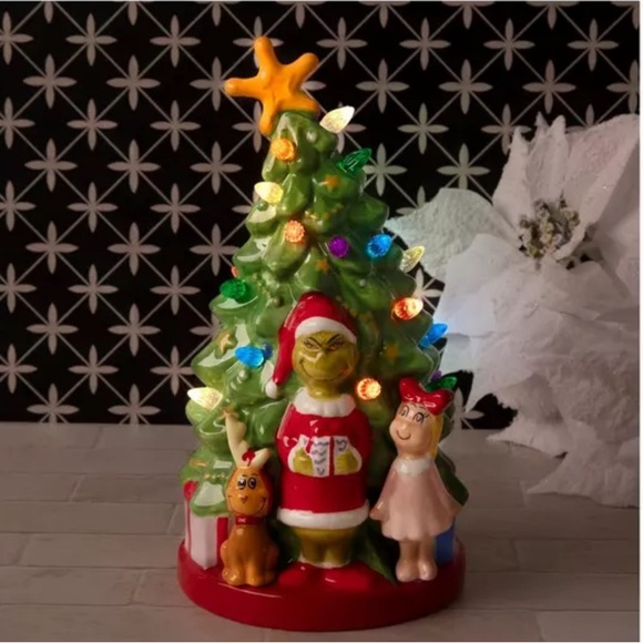 Christmas Grinch Light-Up Figurine - Picture 1 of 5